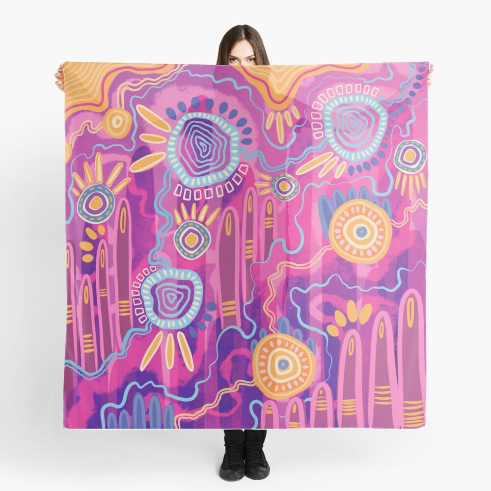 Scarf - The Colours of Country – Sunsets and Red Dirt (pre-order)