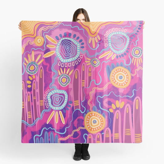 Scarf - The Colours of Country – Sunsets and Red Dirt (pre-order)